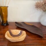 Cendrier en céramique façon bois