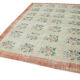 Tapis beige oriental handmade contemporain des années 1980 202 cm x 284 cm