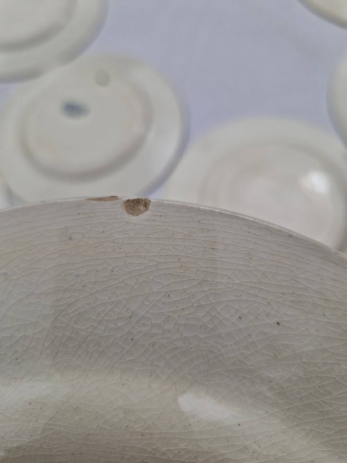 Set of 11 Dessert Plates Ter De Fer Salins Rivoli Model