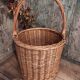 Vintage french cylindrical basket