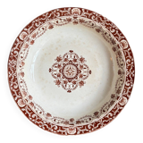 Round and hollow dish Jules Vieillard - Bordeaux in iron earth, service "Lou