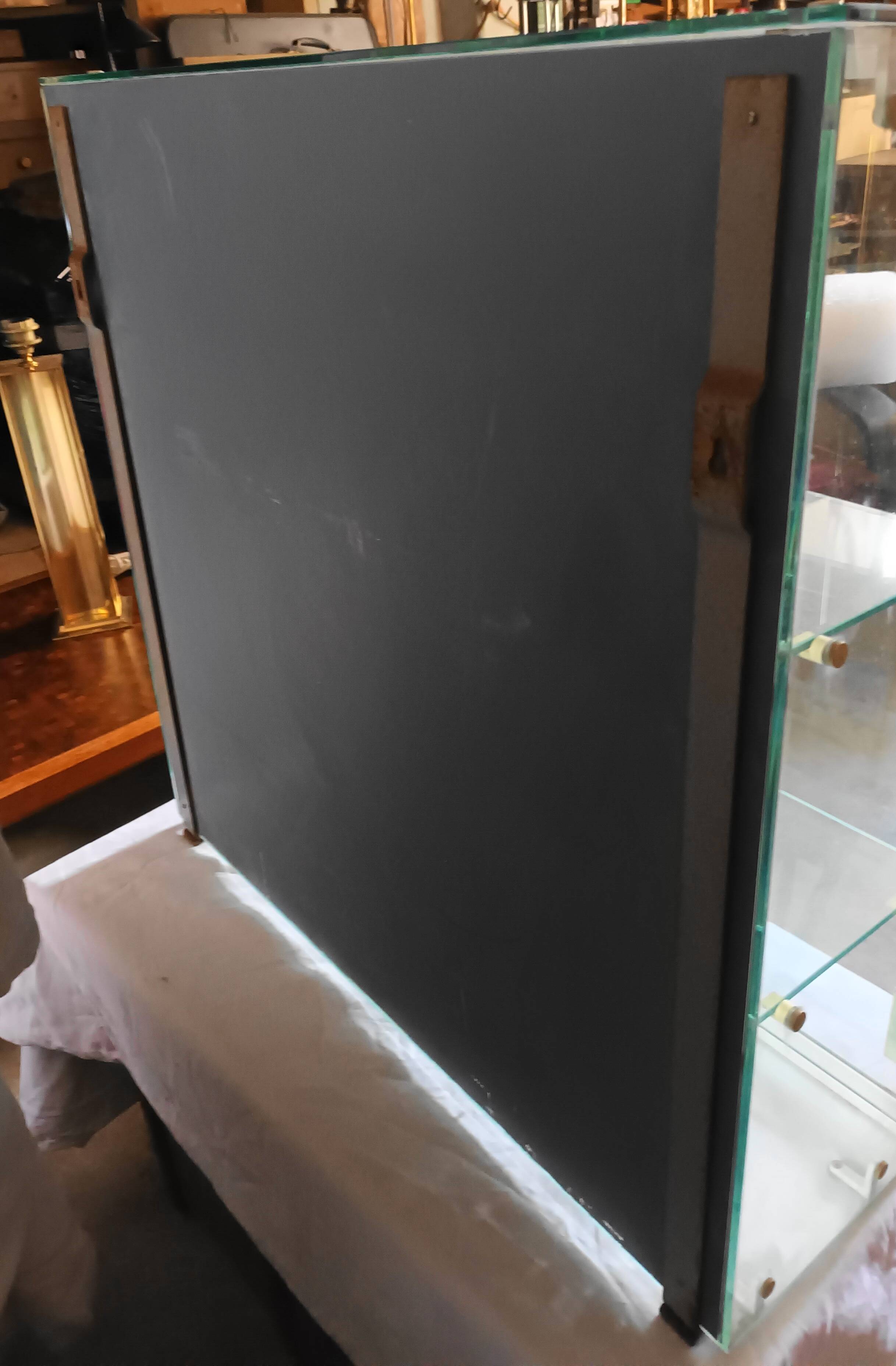 Vitrine en verre, années 70