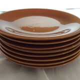 8 vintage dessert plates