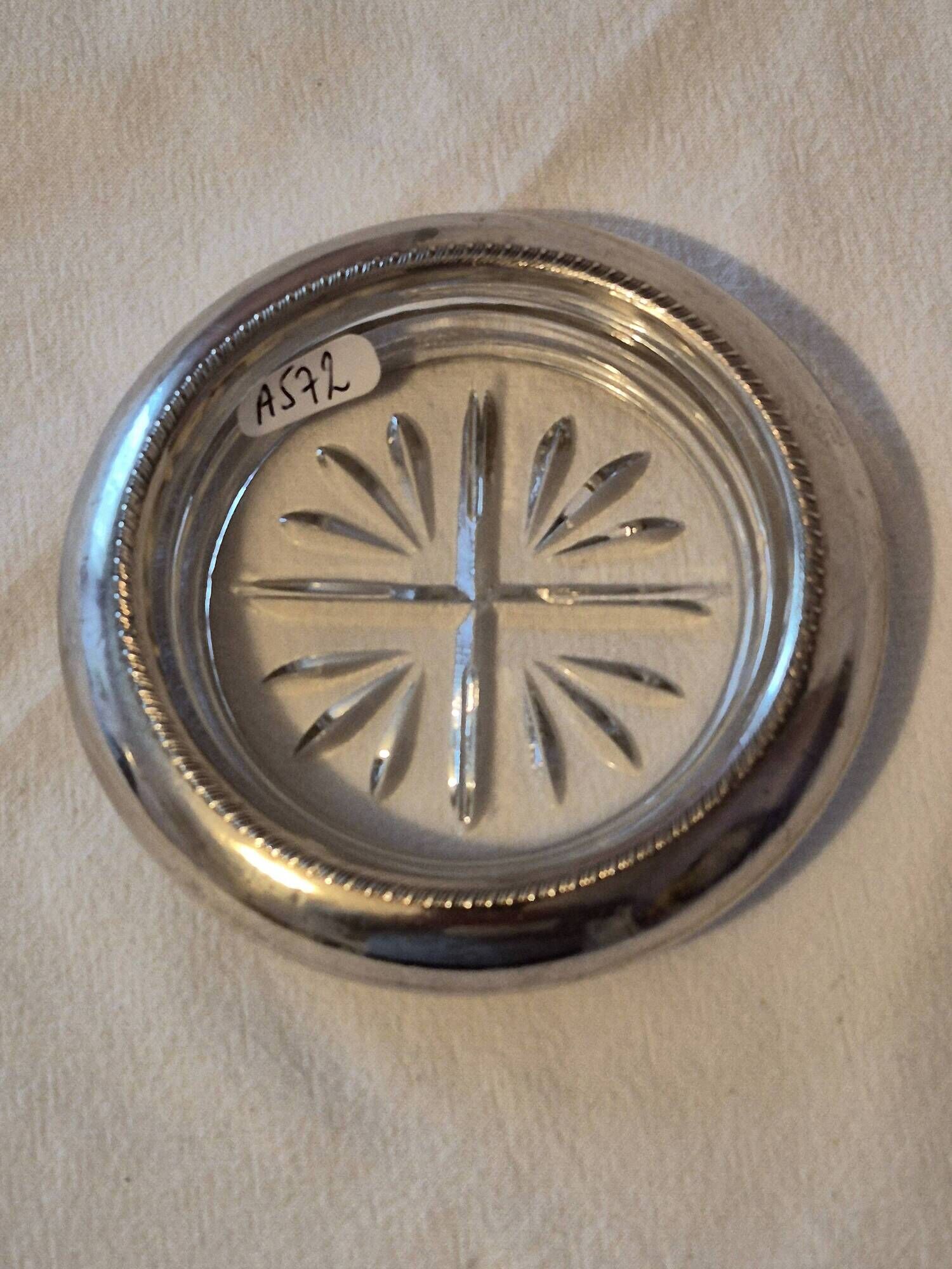 Coaster FB ROGERS, silver plate 925 – A572