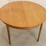 Ronde vintage verlengbare eettafel 'Wrenthorpe'