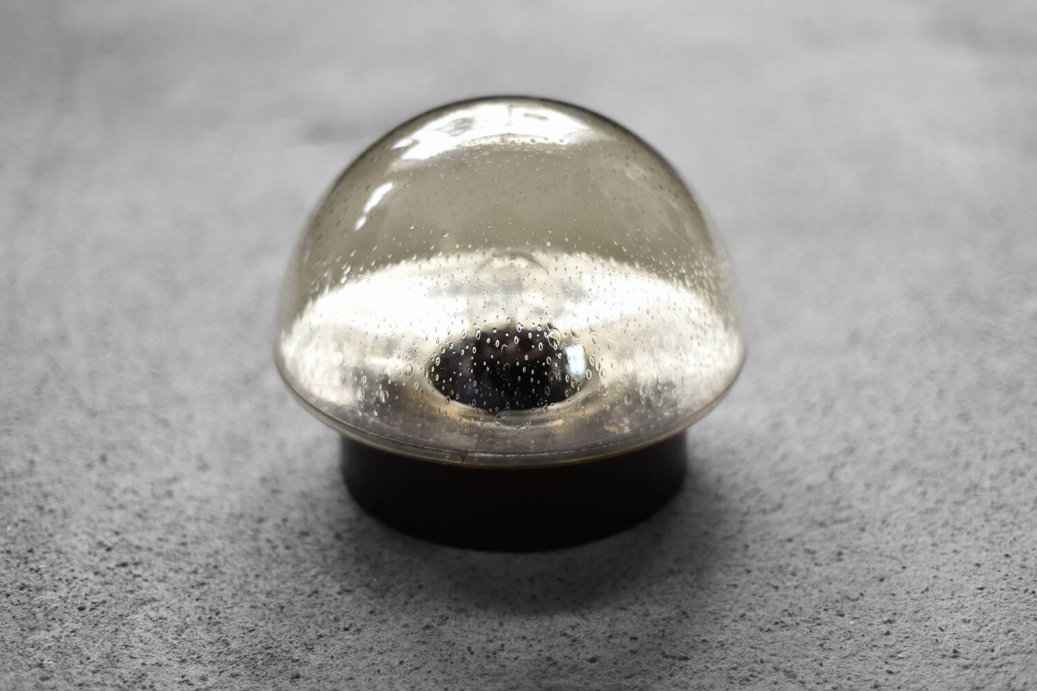 Vintage Mid-Century German Modern Small Glass Wall Lamp / Sconce, 1960s