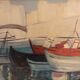 Oil on canvas signed Nathalie Pogarieloff