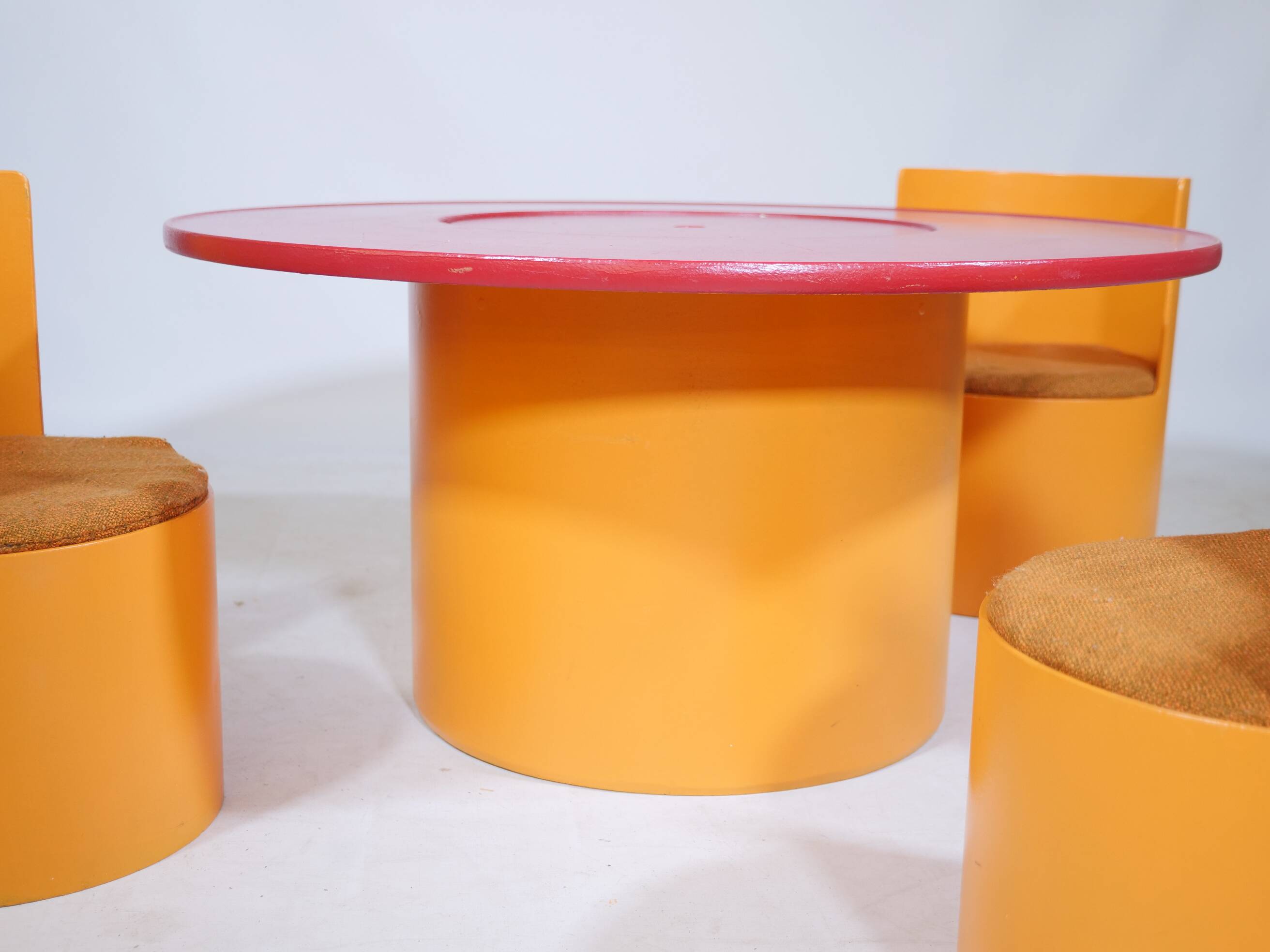 1960s Space Age Children's Set Table Chairs