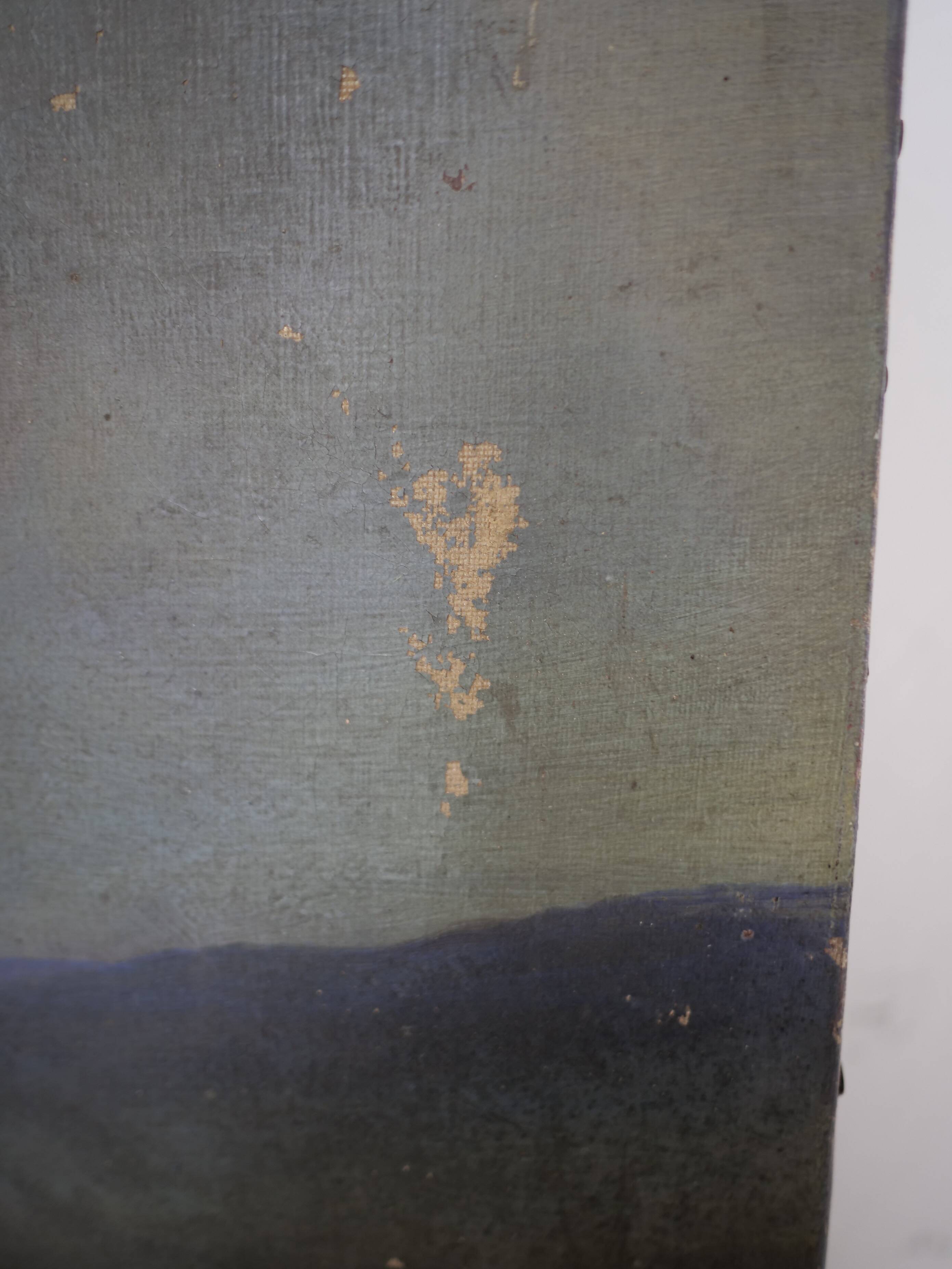 Portrait Oil on canvas Modern spirit signed Magisson 1930