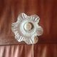 Wall light  porcelain and brass gooseneck