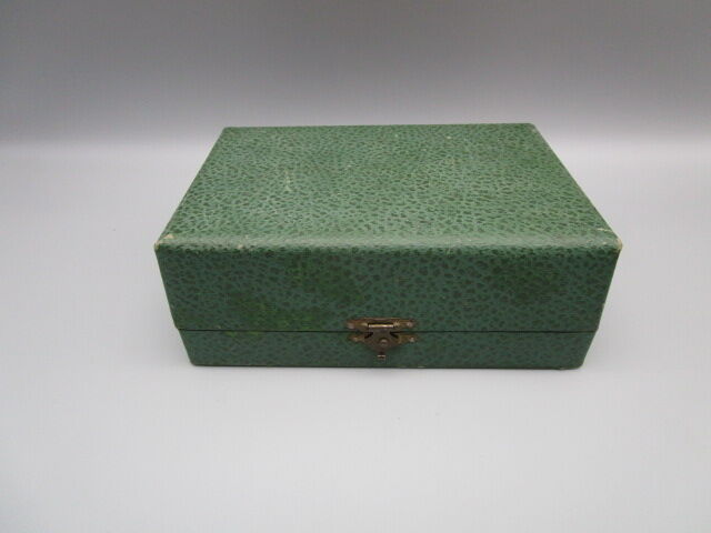 Pair of vintage porcelain salerons, shape dice to play - in case