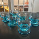 6 old glasses from Cristalleries Lorraines