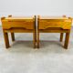 Pair of homemade elm bedside tables Regain