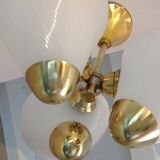 Chandelier 60s brass