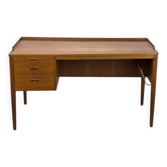 Mid-Century Modern Teak Desk attributed to H. Brockmann Petersen, 1960s