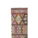 Vintage Turkish Oushak Handwoven Rug 72x384 cm
