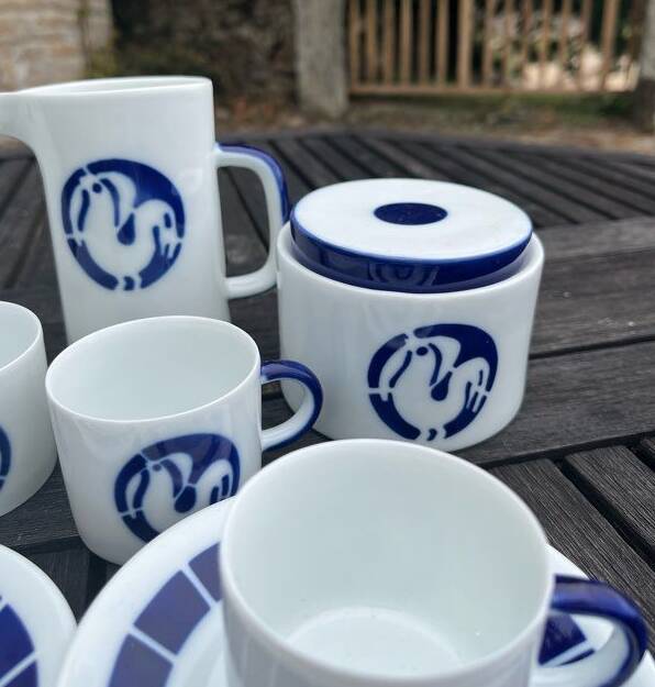 Sargadelos porcelain tea or coffee service