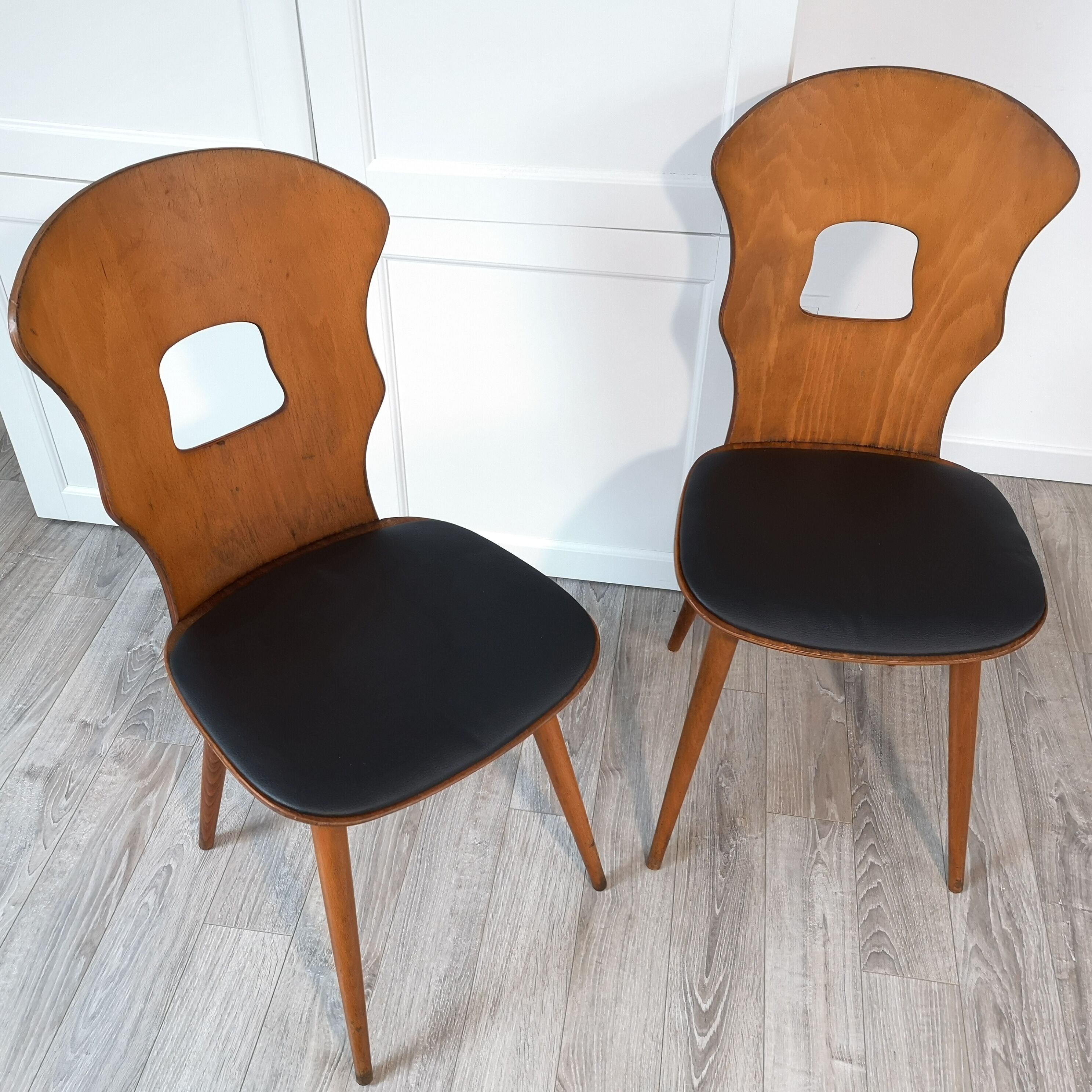 Pair of Bistro chairs Baumann Gentiane