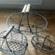 3 petits paniers à coquillages
