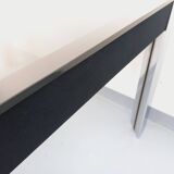 Vintage Italian square dining table by Faleschini for Mariani glass