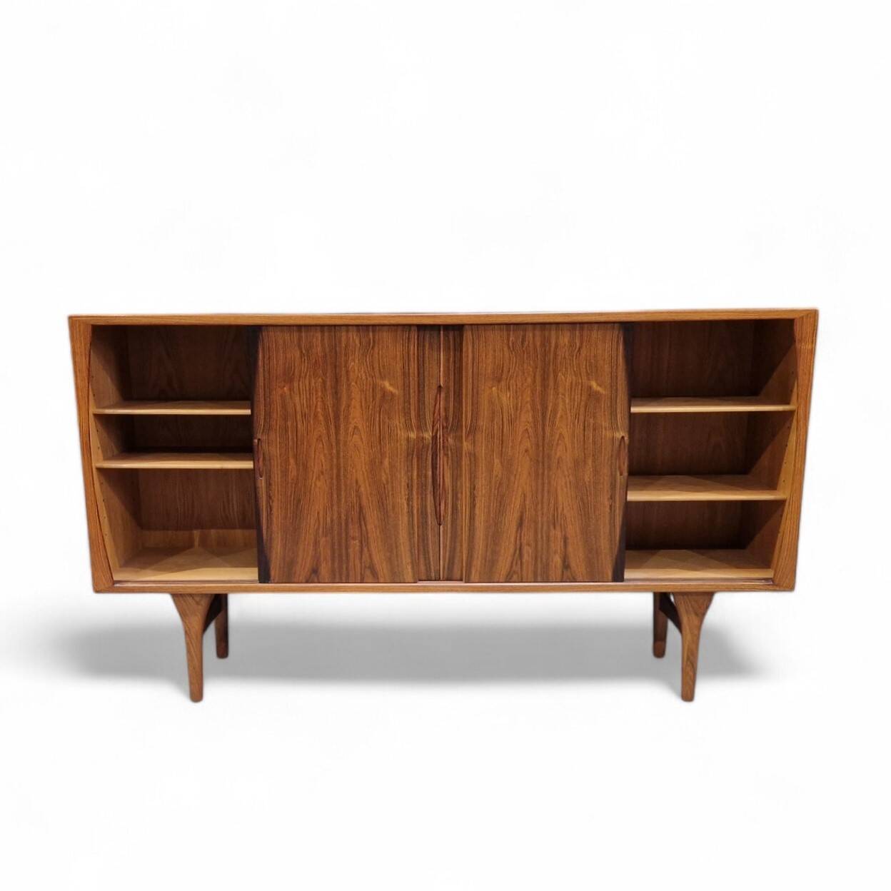 Vintage Scandinavian Sideboard in Rio Rosewood, Henning Kjaernulf
