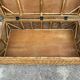 Very large vintage wicker and rattan trunk, antique chest.