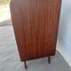 commode aux pieds compas, effet miroir, vintage