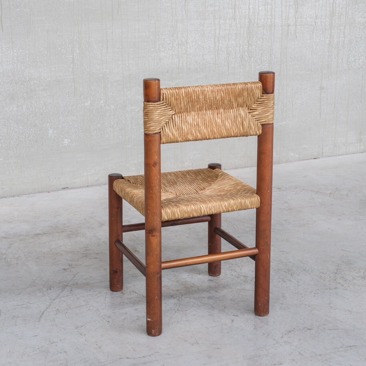 Set of six dining chairs