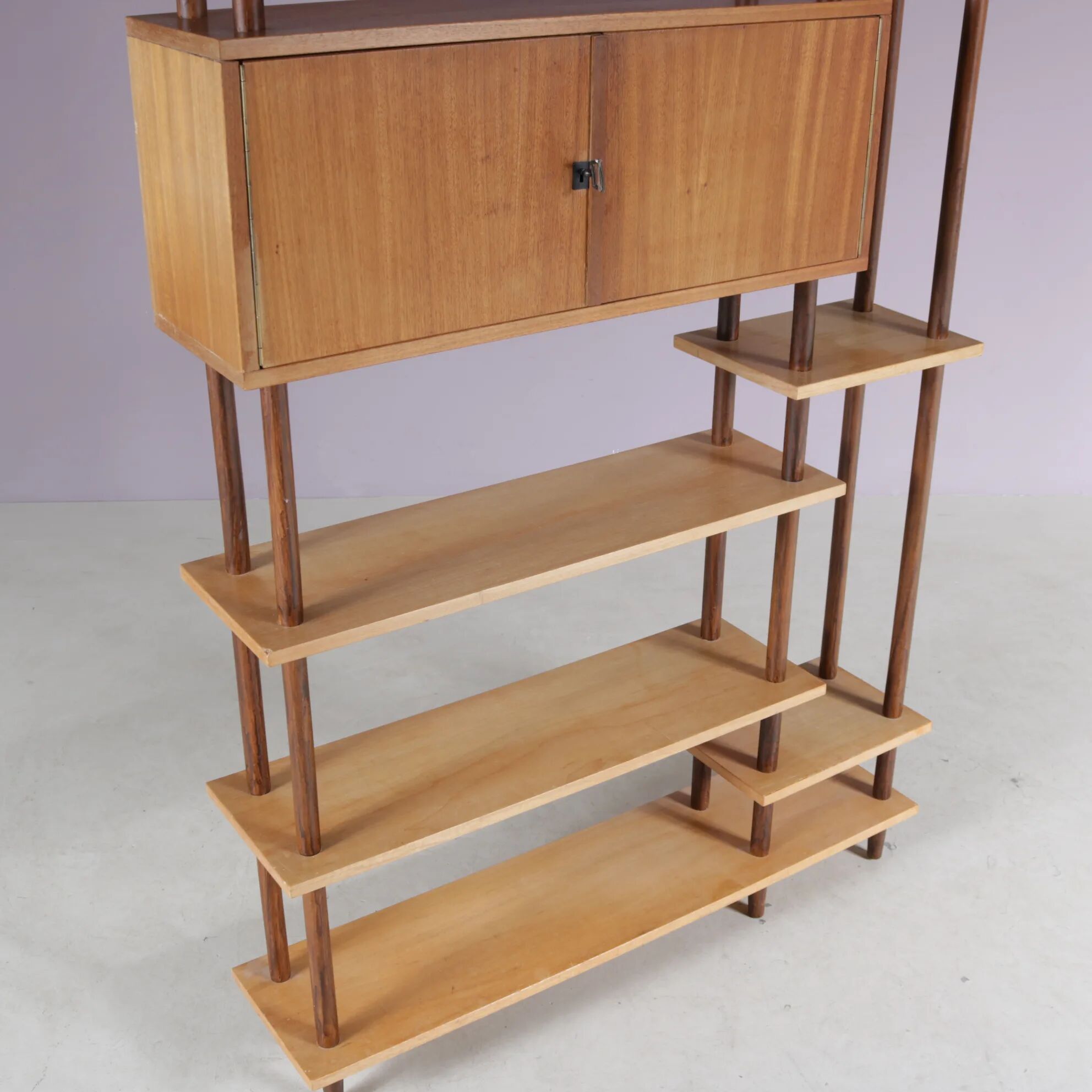 1950s stick cabinet from the Netherlands