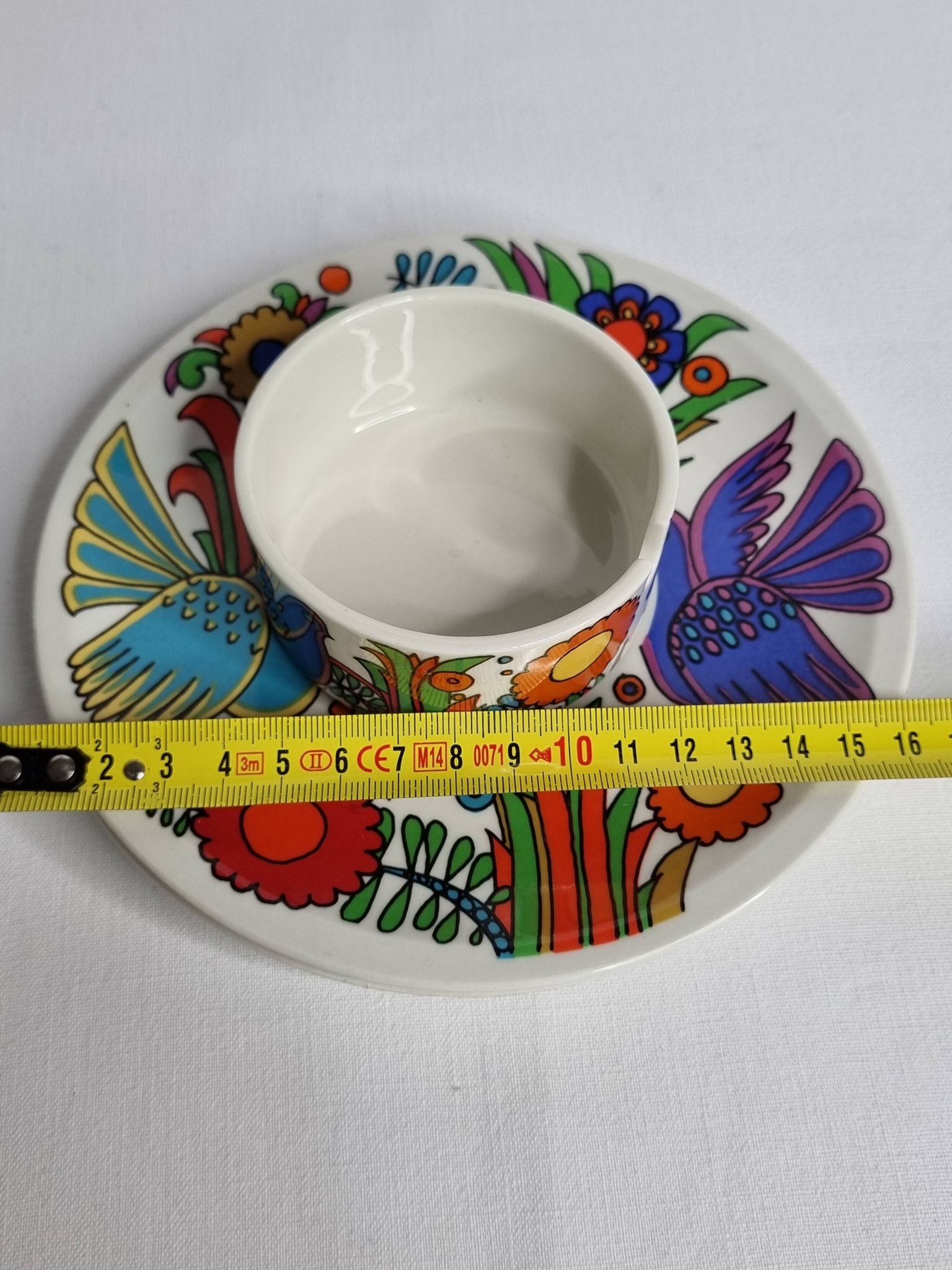 Villeroy and Boch "Acapulco" saucer and sugar bowl set