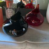 Vase Christian tortu noir