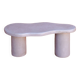 Table basse forme organique en Tadelakt