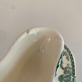 Vintage saucière in iron earth, au chatelet de longwy