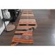 1970s Vintage Turkish Handmade Wool Cotton Orange Kilim Rug 78x254