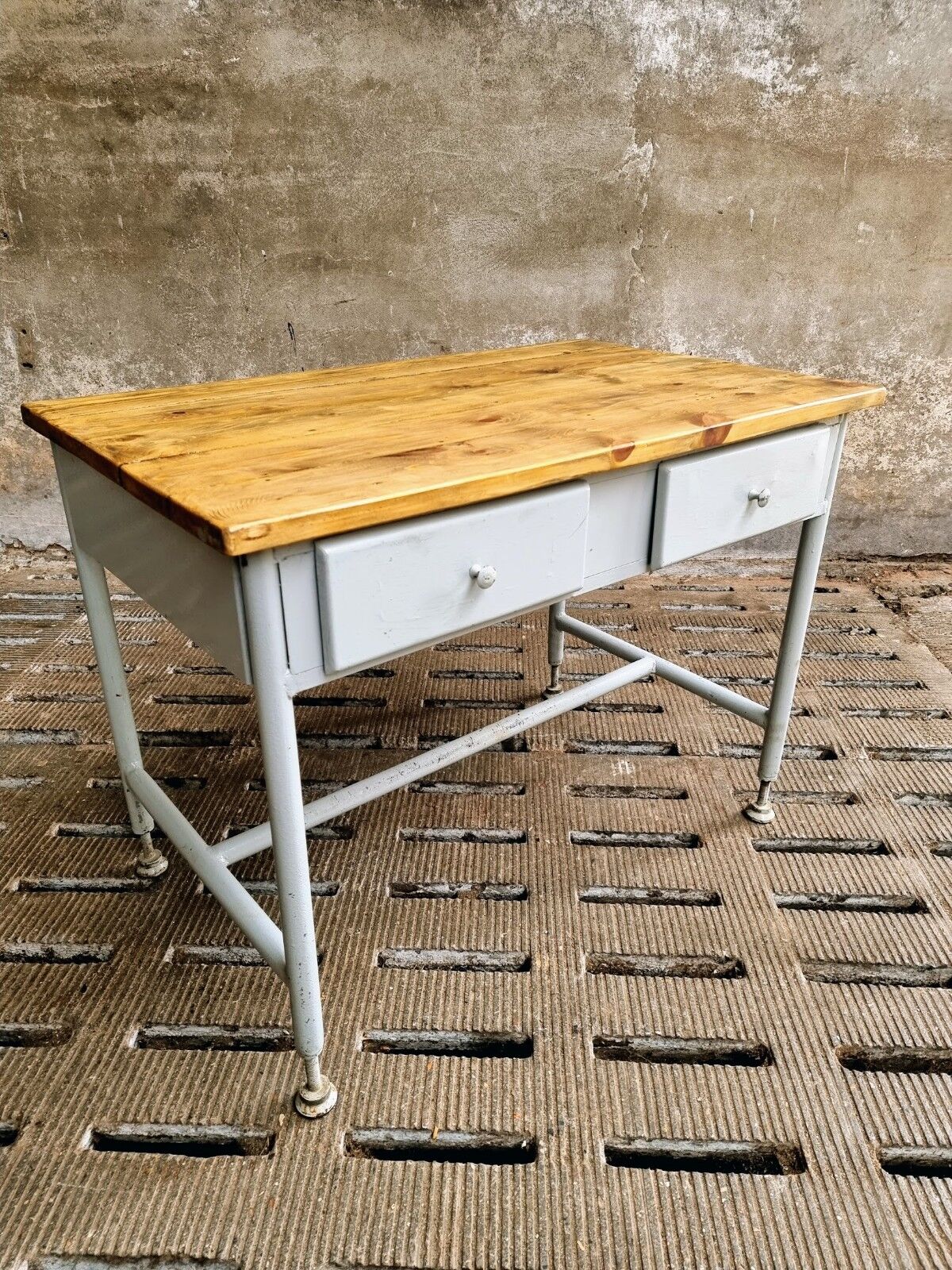 Industrial side table