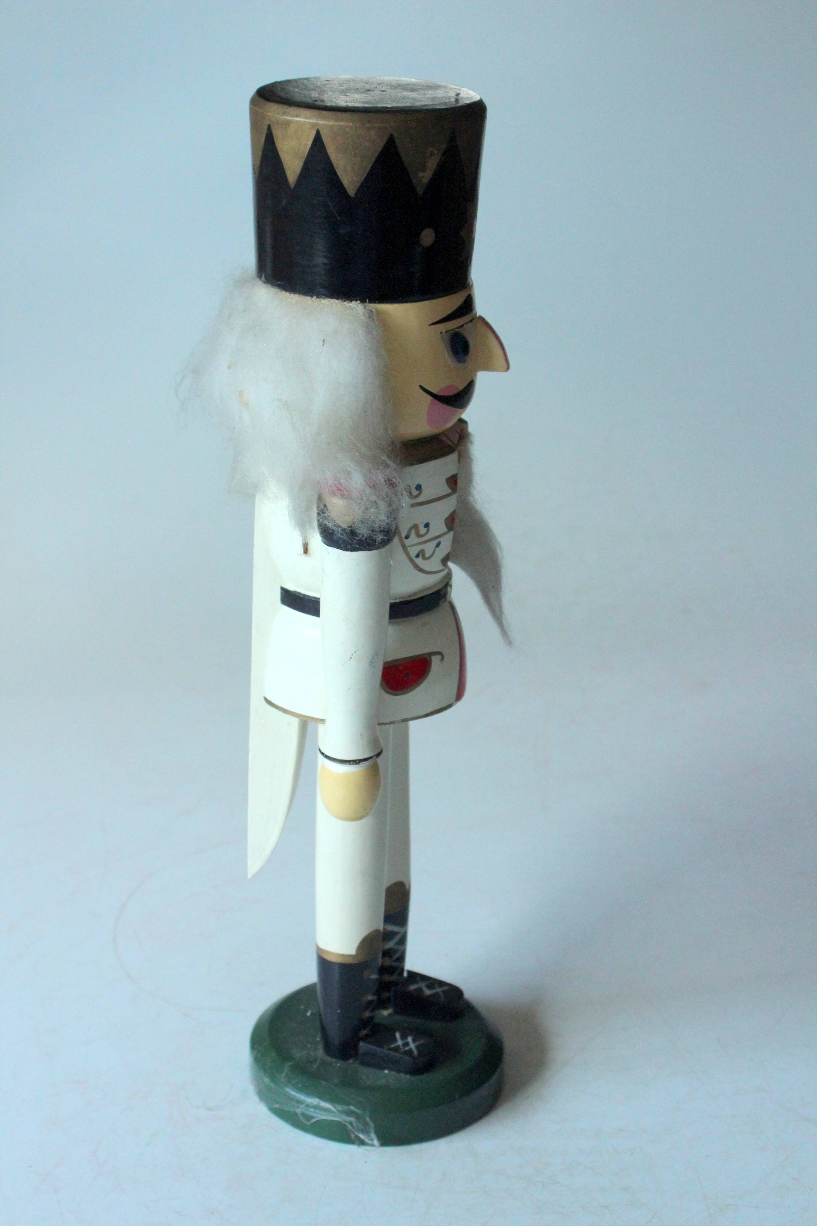 Wooden nutcracker, vintage from the 1970s