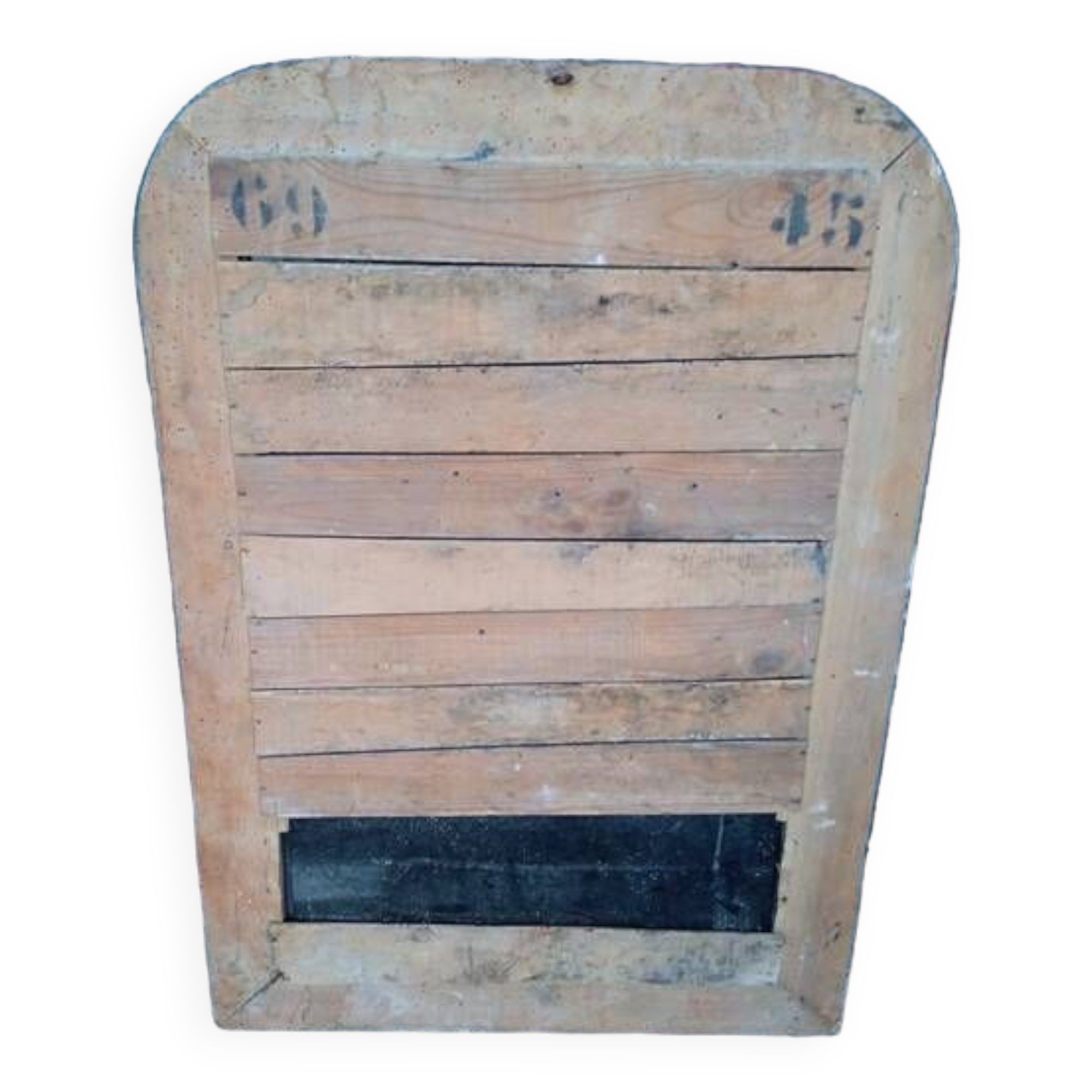 Louis Philippe mirror in gilded wood, 19th century - 88 cm