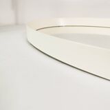 Minimalist wall mirror - oval, Germany, 70s