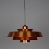 Danish vintage pendant lamp Nova by jo Hammerborg, Fog og Morup, 1963