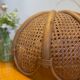 Vintage rattan pendant lamp
