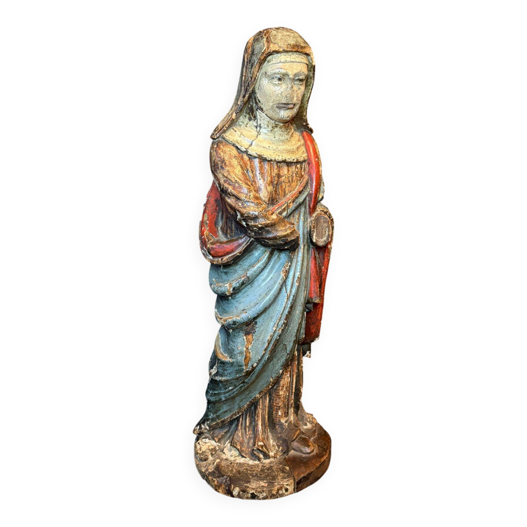 Polychrome saint from the 16th century