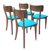 Lot de quatre chaises scandinaves