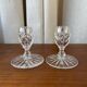 Crystal candlestick duo
