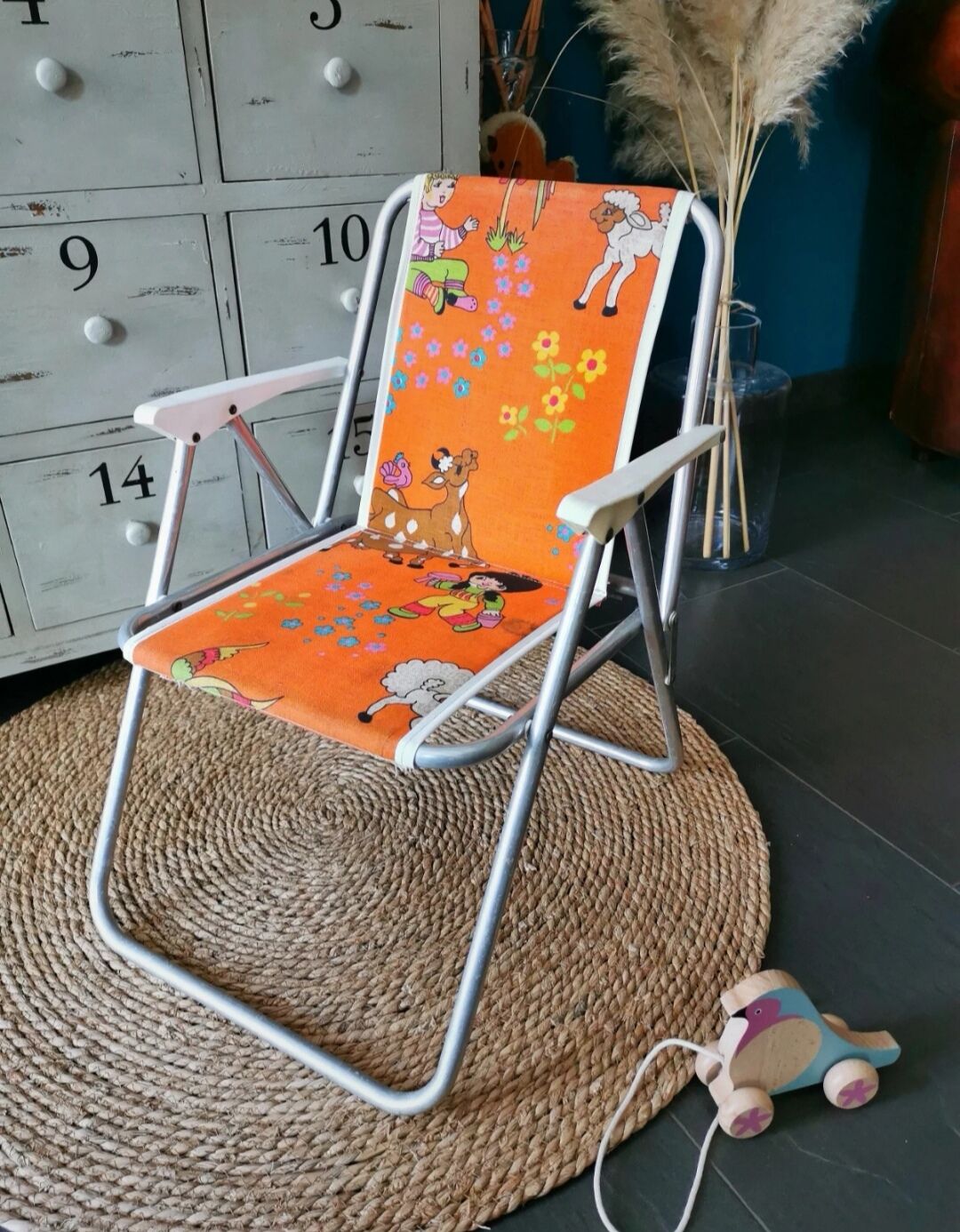Camping armchair child, 60s/ 70s
