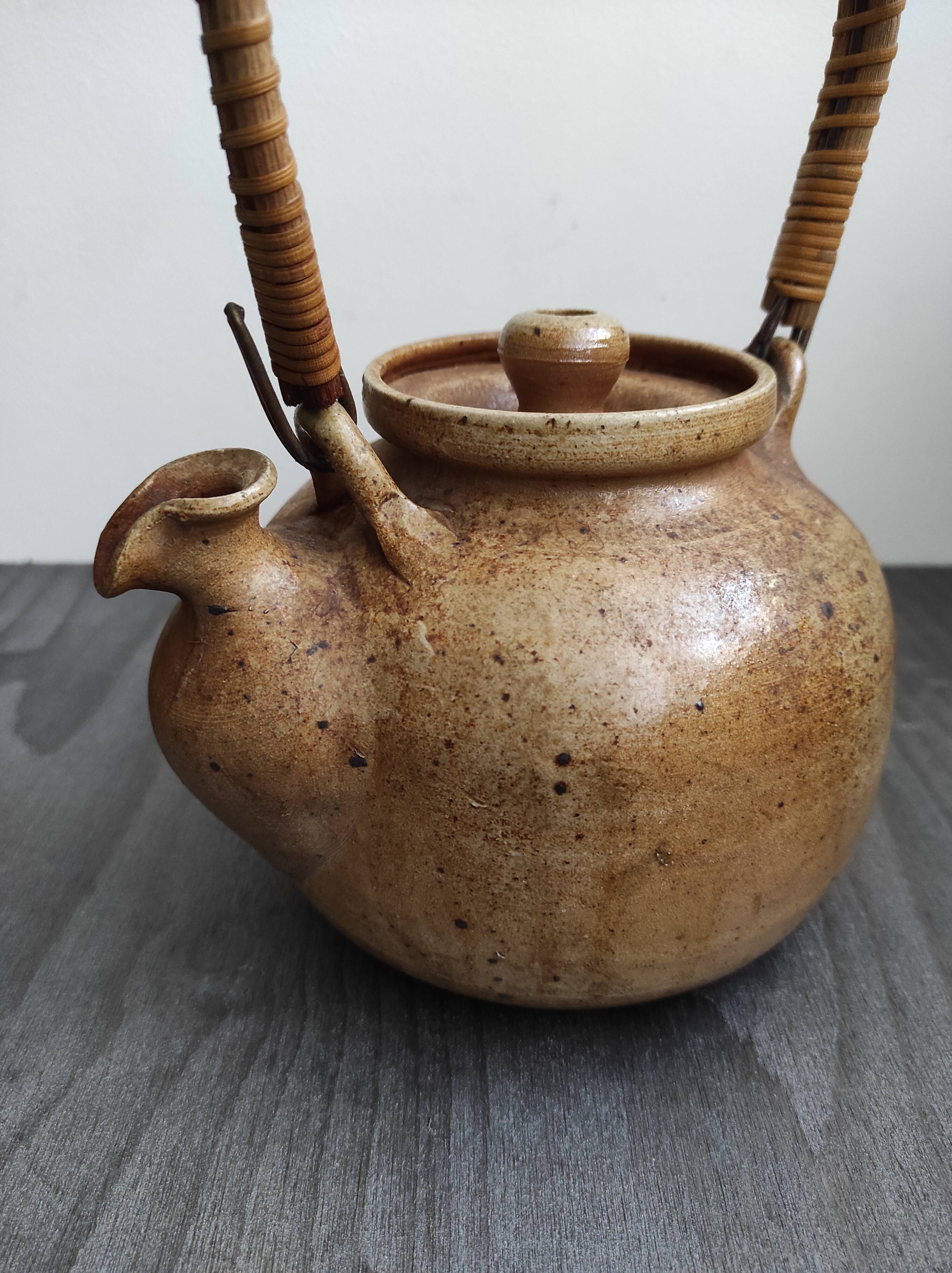 Vintage sandstone teapot