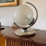 Murano glass spherical table lamp, Mazzega Italy 1970s