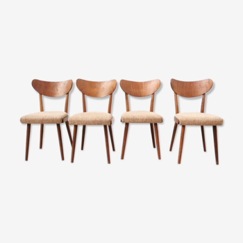 Series of 4 retro chairs