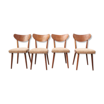Series of 4 retro chairs
