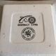 Old empty ashtray emaux de longwy district 1790 ceramic cracked vintage