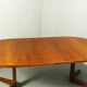 Table à manger extensible danoise en teck, années 1980